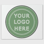 Gepersonaliseerd, stijlvol, modern & minimaal cadeaupapier (Vlak)