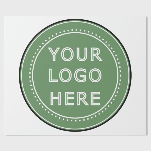 Gepersonaliseerd, stijlvol, modern & minimaal cadeaupapier (Vlak)