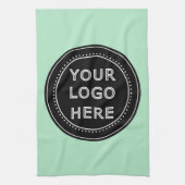 Gepersonaliseerd, stijlvol, modern & minimaal theedoek (Verticaal)