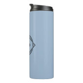 Gepersonaliseerd, stijlvol, modern & minimaal thermosbeker (Geroteerd rechts)