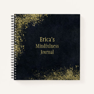 Gepersonaliseerd Stofgoud Mindfulness Notitieboek