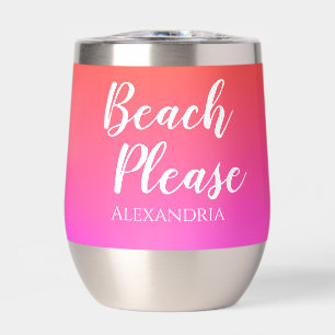 Gepersonaliseerd strand alsjeblieft Sinaasappel ro