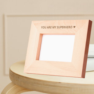 Gepersonaliseerd Superheld lijst – Vaderdag cadeau Gegraveerde Lijstjes