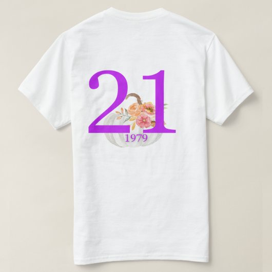 Gepersonaliseerd T-shirt (Design achterkant)