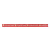 Gepersonaliseerd tandbrood Cookie Satin Ribbon Lint (Voorkant)