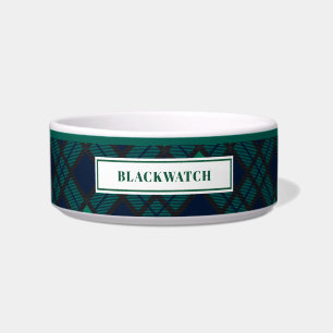 Gepersonaliseerd Tartan Clan Blackwatch Patroon Voerbakje