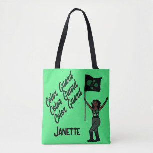 Gepersonaliseerd Tas (Green Flower) B