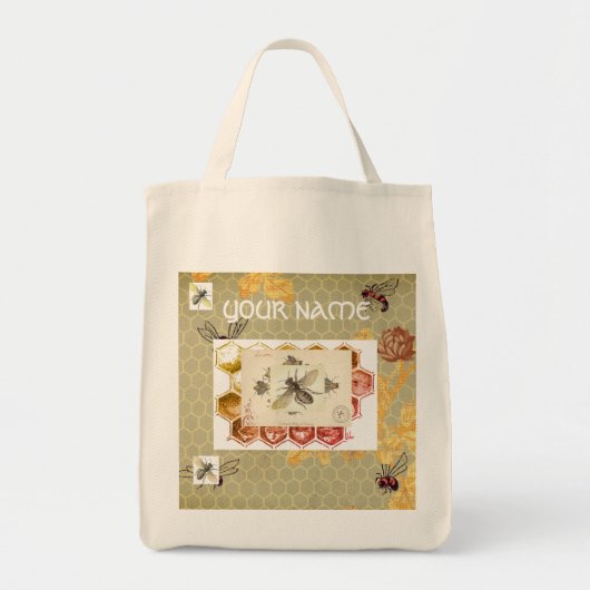 GEPERSONALISEERD Tas W/BEES (Voorkant)