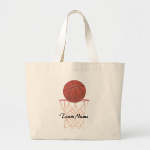 Gepersonaliseerd tasjes met de naam van het Basket Grote Tote Bag