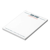 Gepersonaliseerd Team Inspirerend Kantoor Corporat Notitieblok (Gedraaid)