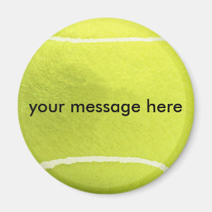 Gepersonaliseerd Tennis Ball Magnet Magneet