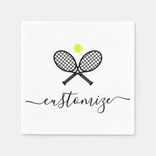 Gepersonaliseerd Tennis Ball Racket Party - Banque Servet