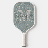 Gepersonaliseerd terrazzo monogram pickleball paddle (Achterkant)
