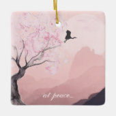 Gepersonaliseerd tijdens de Japanse pacional Mount Keramisch Ornament (Voorkant)