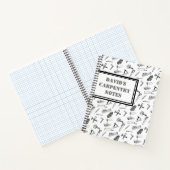 Gepersonaliseerd timmerwerk notitieboek (Binnen)