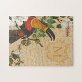 Gepersonaliseerd Toucan-monogram Legpuzzel (Horizontaal)