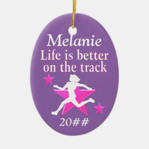  GEPERSONALISEERD TRACK STAR ORNAMENT