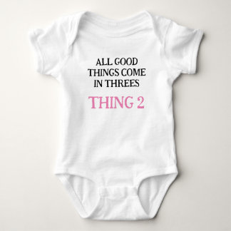 Gepersonaliseerd Triplets Gift, wijzigingsnummer & Romper