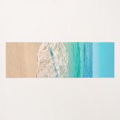 Gepersonaliseerd tropisch zandstrand yogamat (Achterkant (horizontaal))