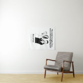 Gepersonaliseerd trouwtapijt wandkleed (In Situ (horizontaal))