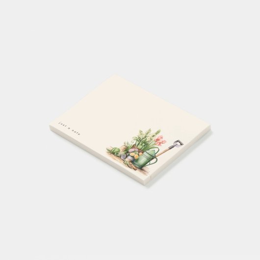 Gepersonaliseerd tuingereedschap post-it® notes (Schuin)