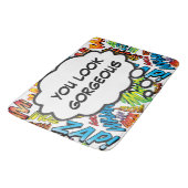 Gepersonaliseerd U ZIET ER PRACHTIG KLEURRIJK Mode Badmat (Gekanteld)