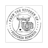 Gepersonaliseerd uit de keuken 	rubberstempel (Afrduk)