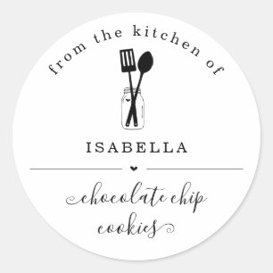 Gepersonaliseerd uit de keuken van de sticker