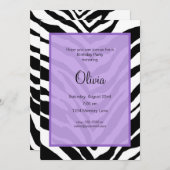 Gepersonaliseerd uitnodiging op zondag (Voorkant / Achterkant)