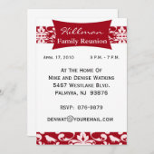 Gepersonaliseerd uitnodiging tot gezinshereniging (Voorkant / Achterkant)