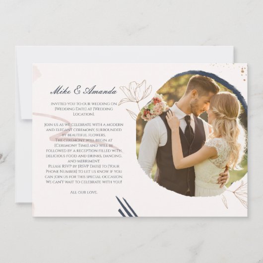 Gepersonaliseerd uitnodiging tot het uitzenden van (Voorkant)