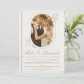 Gepersonaliseerd uitnodiging tot het uitzenden van (Staand voorkant)