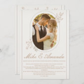 Gepersonaliseerd uitnodiging tot het uitzenden van (Voorkant / Achterkant)