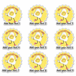 Gepersonaliseerd Uitstekend Voedsel Leraar Belonin Sticker