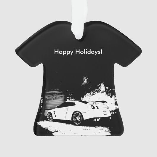 Gepersonaliseerd Uitzicht achterzijde Nissan Skyli Ornament (voorkant)