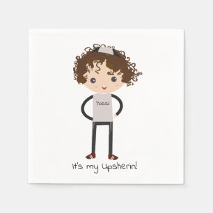 Gepersonaliseerd Upsherin Napkin Servet