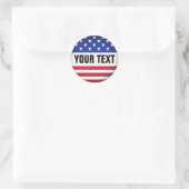 GEPERSONALISEERD USA STICKER (Tas)