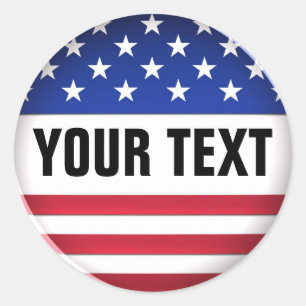 GEPERSONALISEERD USA STICKER