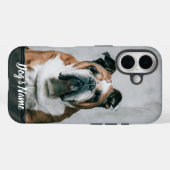 Gepersonaliseerd uw Bulldog Foto & Naam Case-Mate iPhone Case (Achterkant (horizontaal))