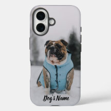 Gepersonaliseerd uw Bulldog Foto & Naam