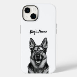 Gepersonaliseerd uw Duitse Herder Hond Foto & Naam Case-Mate iPhone 14 Hoesje