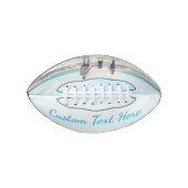 Gepersonaliseerd uw foto Football met aangepaste t (Voorkant)