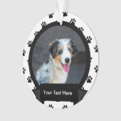 Gepersonaliseerd uw hond ornament (voorkant)