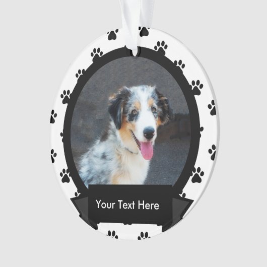 Gepersonaliseerd uw hond ornament (voorkant)