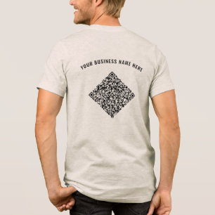 Gepersonaliseerd uw QR Code T-shirt met aangepaste