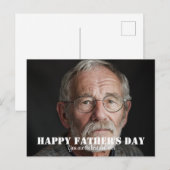 Gepersonaliseerd Vaderdag-Briefkaart – Aangepaste  Feestdagenkaart (Voorkant / Achterkant)