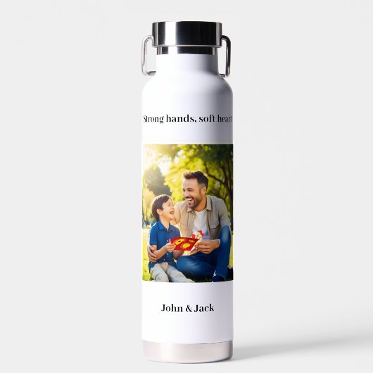 Gepersonaliseerd Vaderdag speciaal cadeau Waterfles (Voorkant)