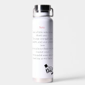 Gepersonaliseerd Vaderdag speciaal cadeau Waterfles (Achterkant)