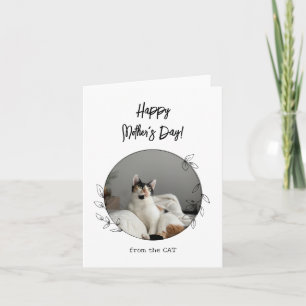 Gepersonaliseerd Van de Kat Gelukkige Moederdag Kaart