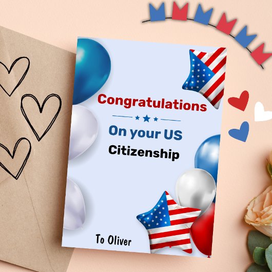 Gepersonaliseerd van harte gefeliciteerd met uw Am Kaart